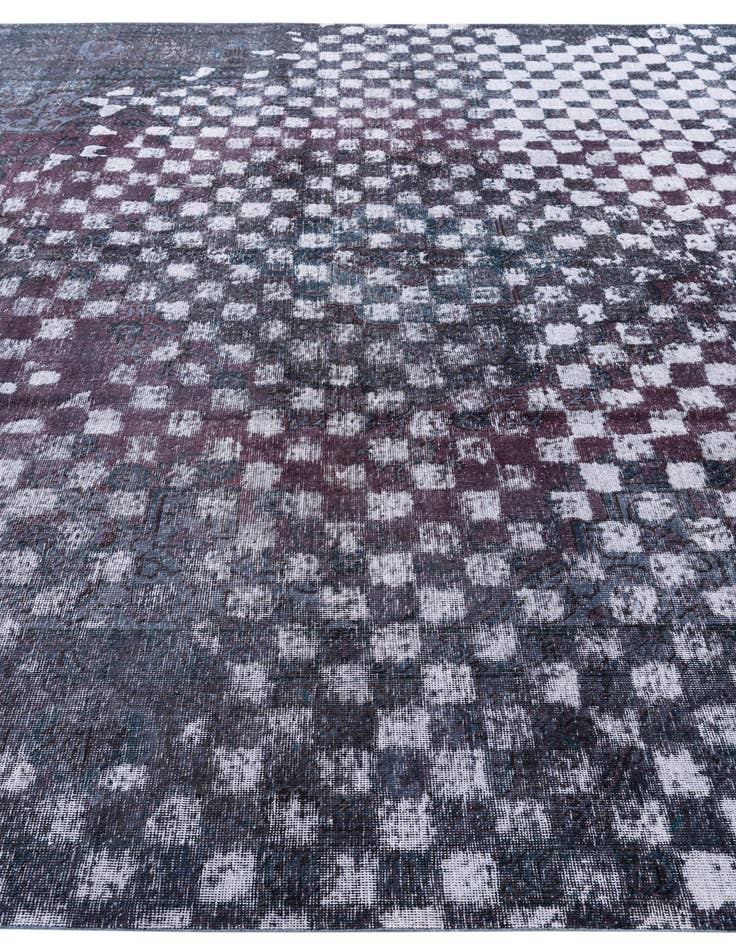 Detail image of 9' 9 x 13' 3  Hand Knotted Ultra Vintage Persian Wool Rug