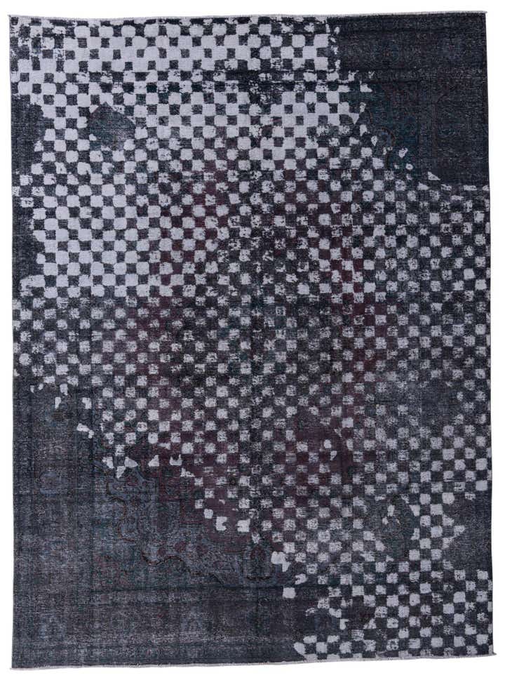 9' 9 x 13' 3 Hand Knotted Ultra Vintage Persian Wool Rug