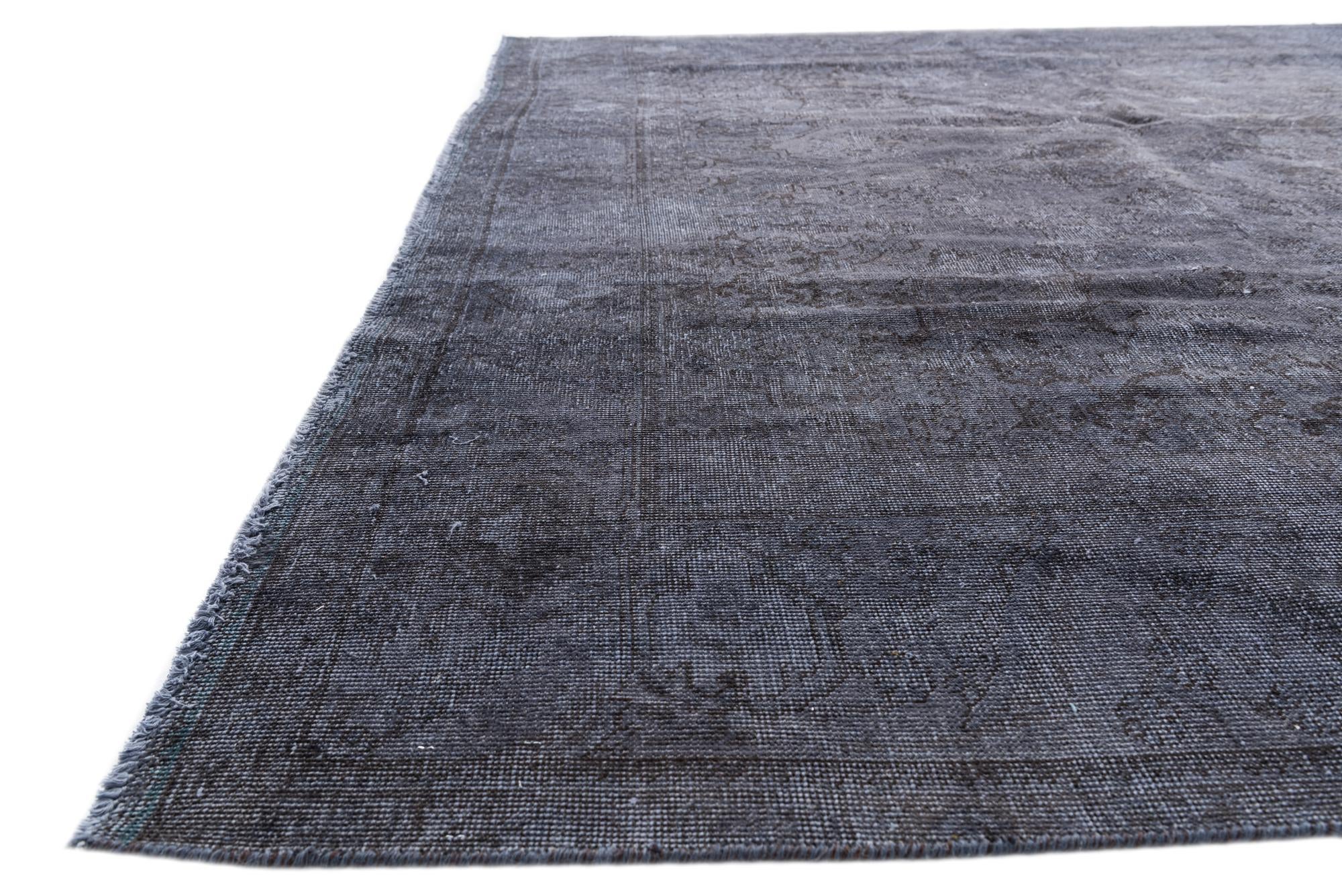 9' 4 x 12' 8 Hand Knotted Ultra Vintage Persian Wool Rug