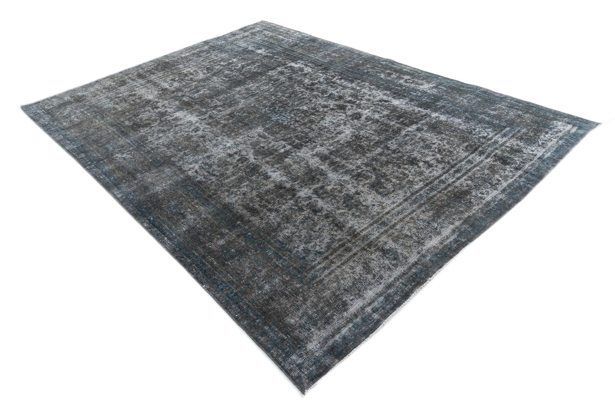9' 3 x 12' 7 Hand Knotted Ultra Vintage Persian Wool Rug
