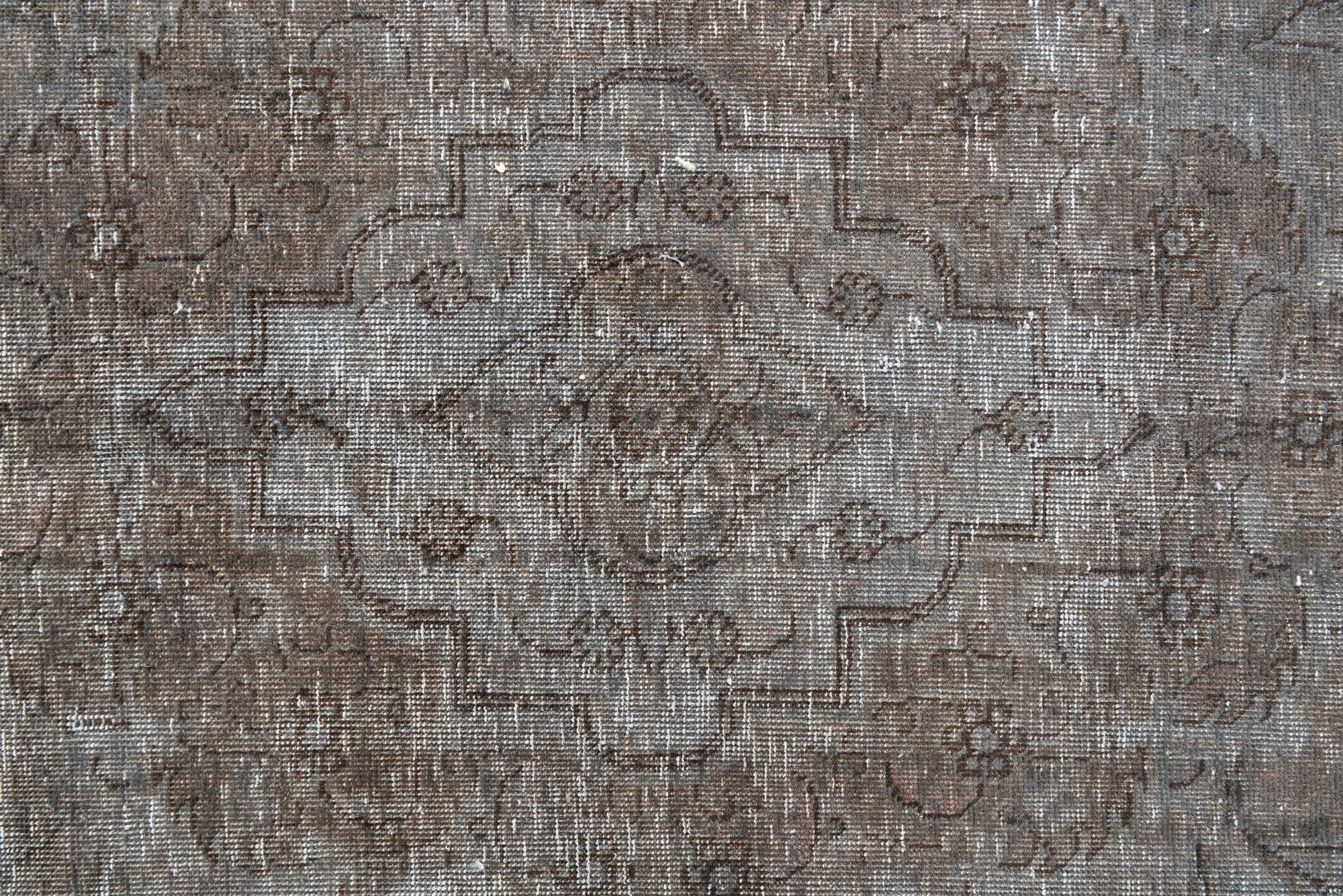 6' 9 x 8' 10 Hand Knotted Ultra Vintage Persian Wool Rug