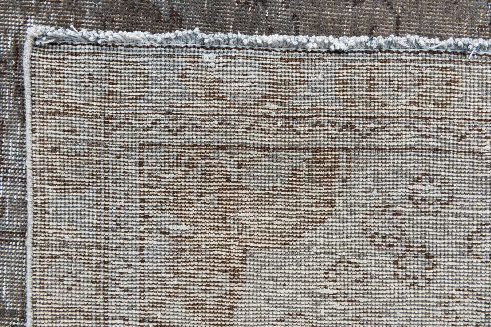 6' 9 x 8' 10 Hand Knotted Ultra Vintage Persian Wool Rug