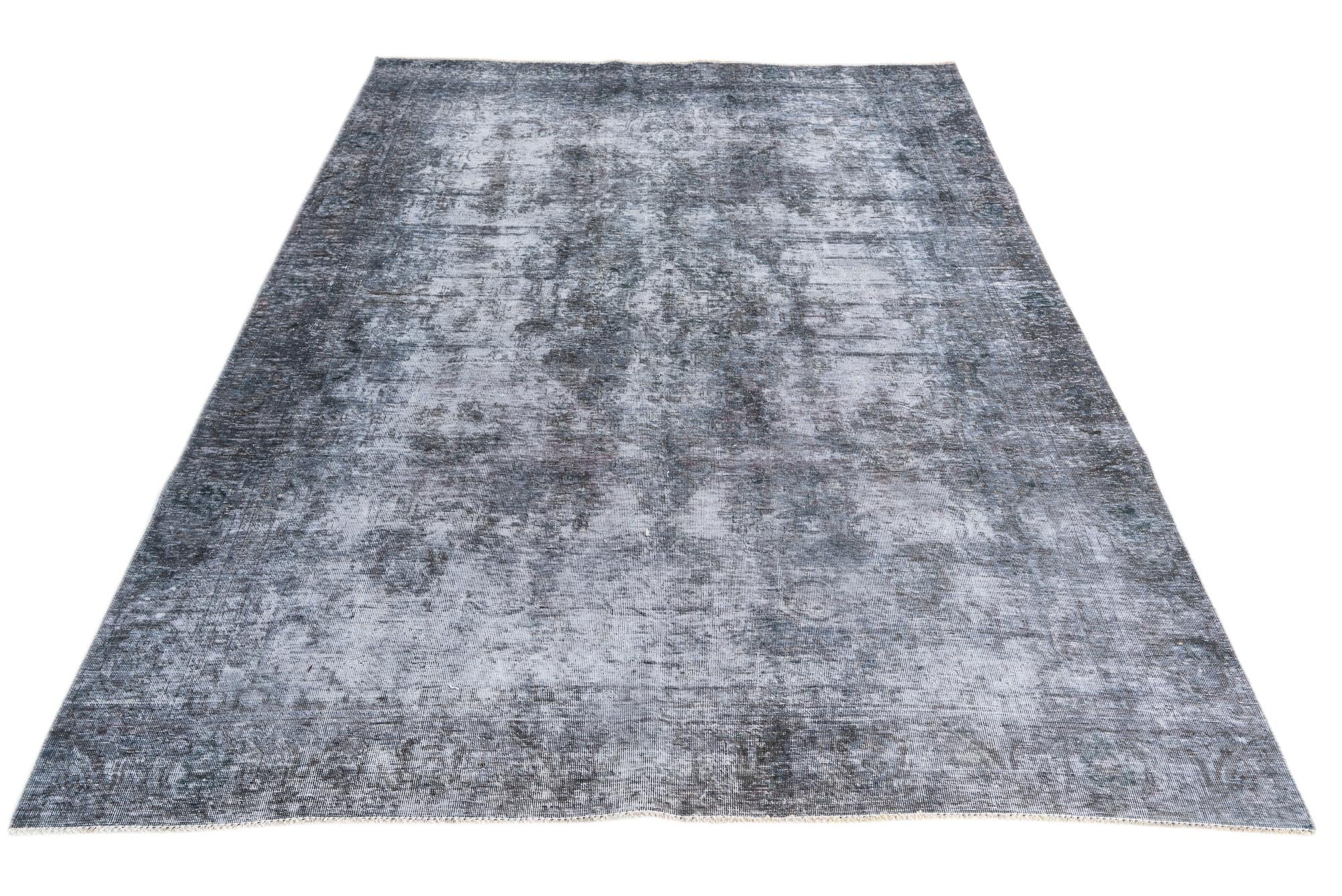 7' x 10' 2 Hand Knotted Ultra Vintage Persian Wool Rug