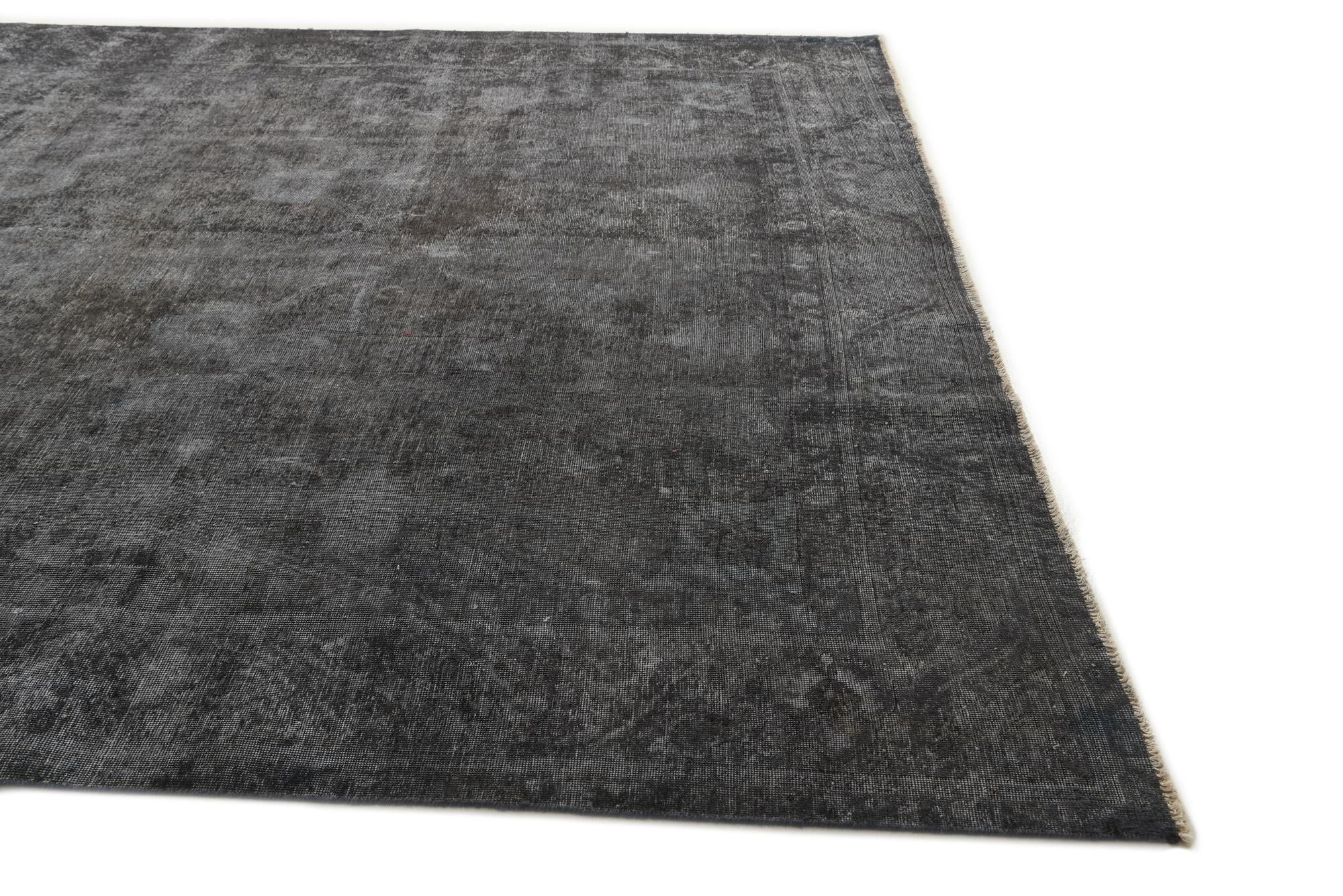9' 5 x 12' 8 Hand Knotted Ultra Vintage Persian Wool Rug