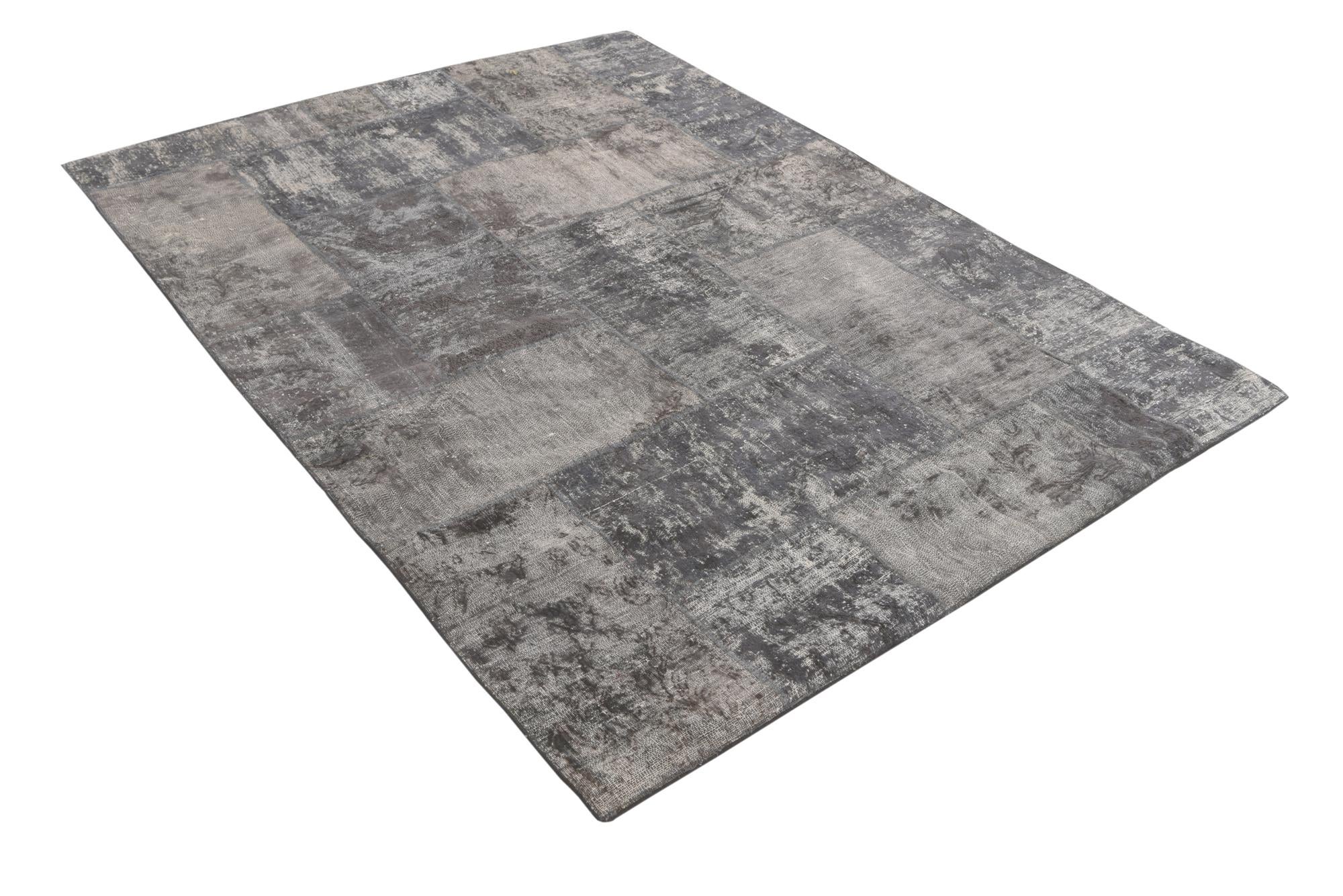 5' x 6' 8 Hand Knotted Ultra Vintage Persian Wool Rug