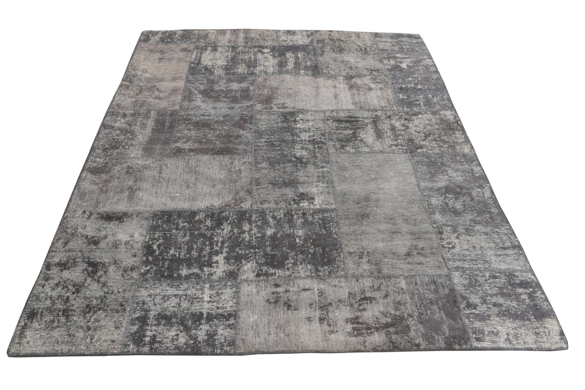 5' x 6' 8 Hand Knotted Ultra Vintage Persian Wool Rug