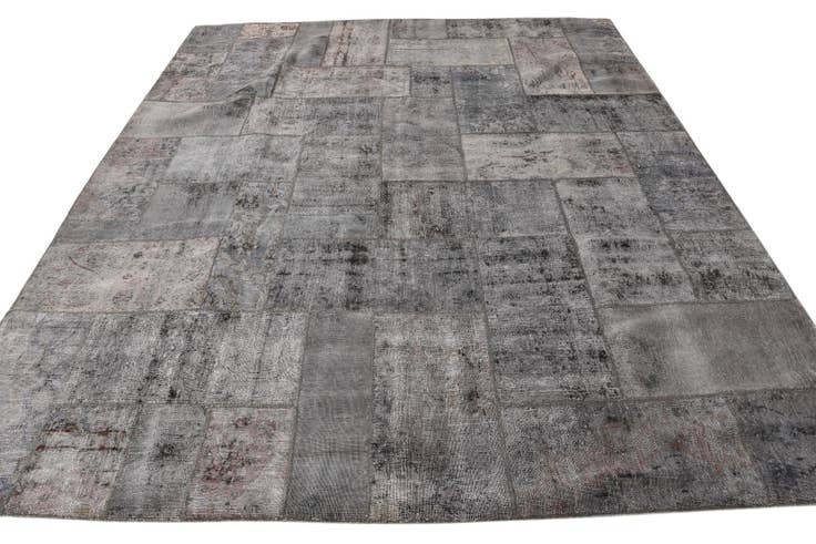 Detail image of 8' 7 x 10' 1 Hand Knotted Ultra Vintage Persian Wool Rug