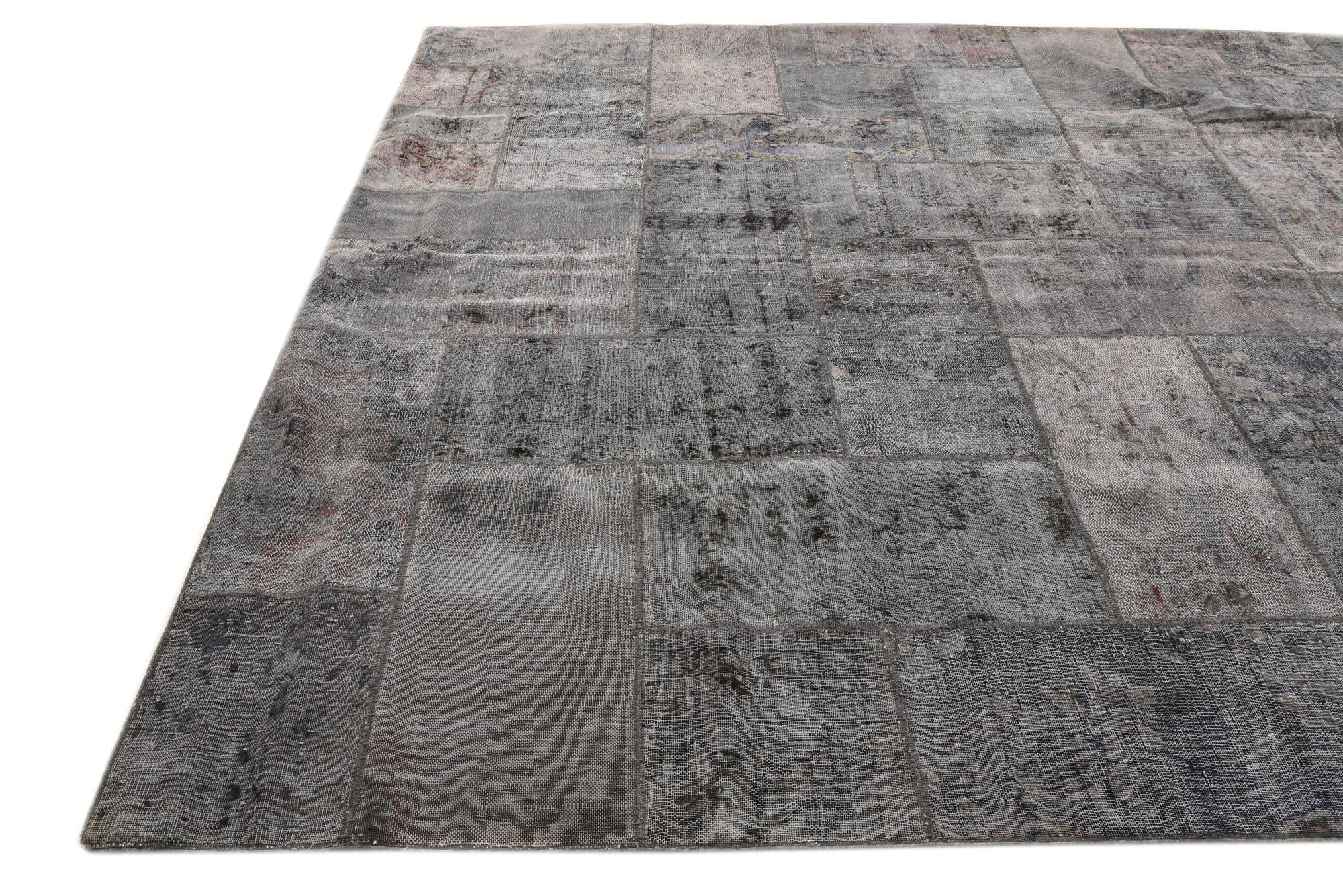 8' 7 x 10' 1 Hand Knotted Ultra Vintage Persian Wool Rug