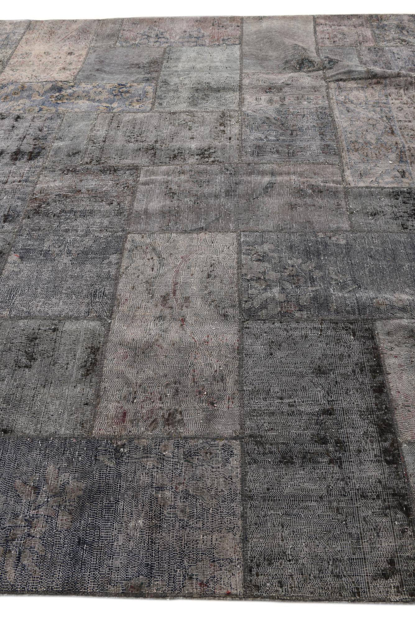 8' 7 x 10' 1 Hand Knotted Ultra Vintage Persian Wool Rug