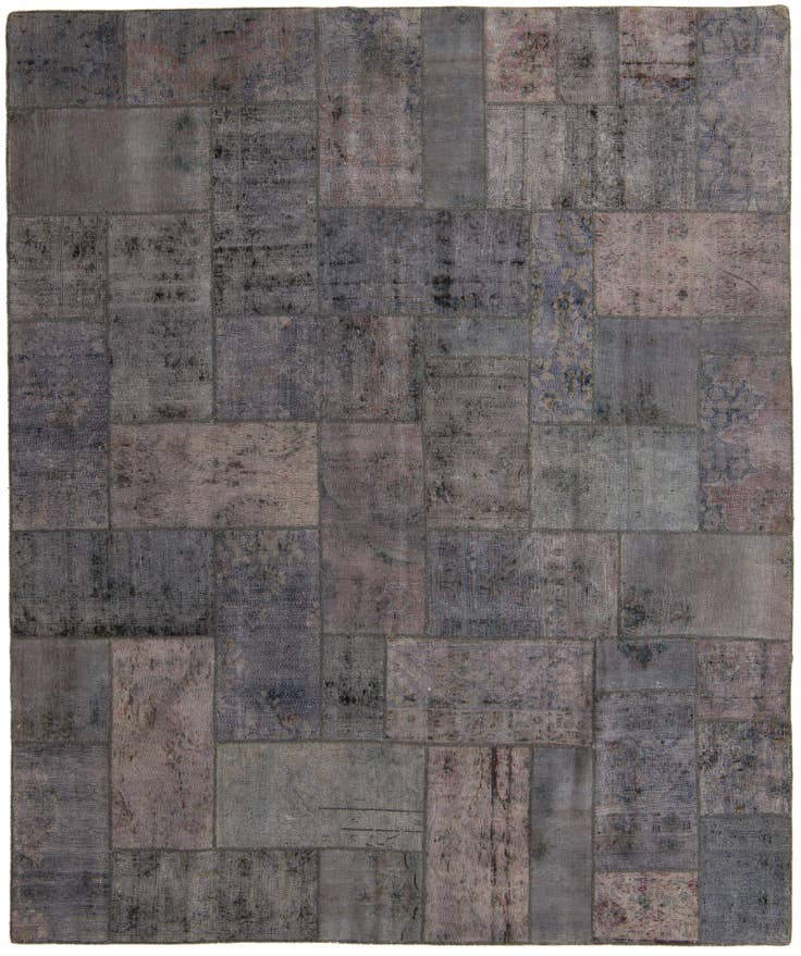 Detail image of 8' 7 x 10' 1 Hand Knotted Ultra Vintage Persian Wool Rug