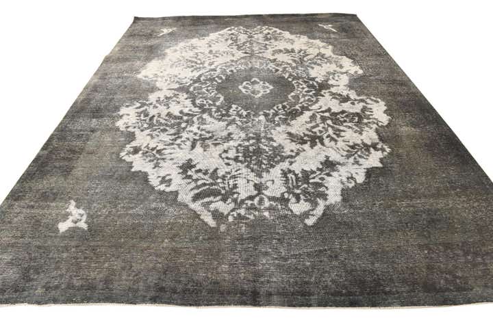 9' 4 x 12' 8 Hand Knotted Ultra Vintage Persian Wool Rug