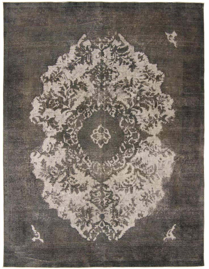 Detail image of 9' 4 x 12' 8 Hand Knotted Ultra Vintage Persian Wool Rug