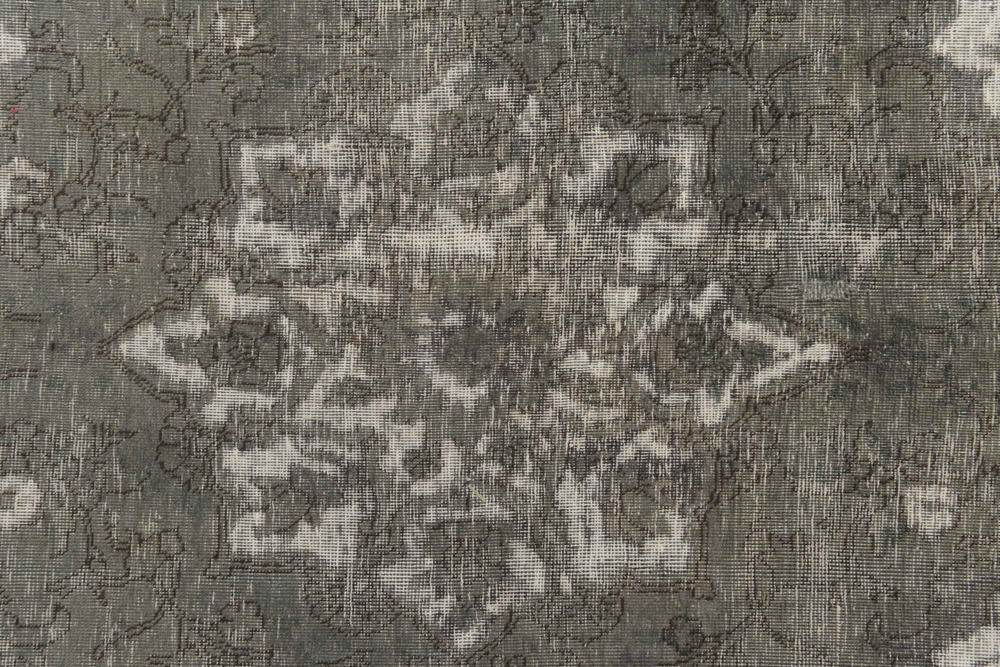9' 7 x 13' Hand Knotted Ultra Vintage Persian Wool Rug