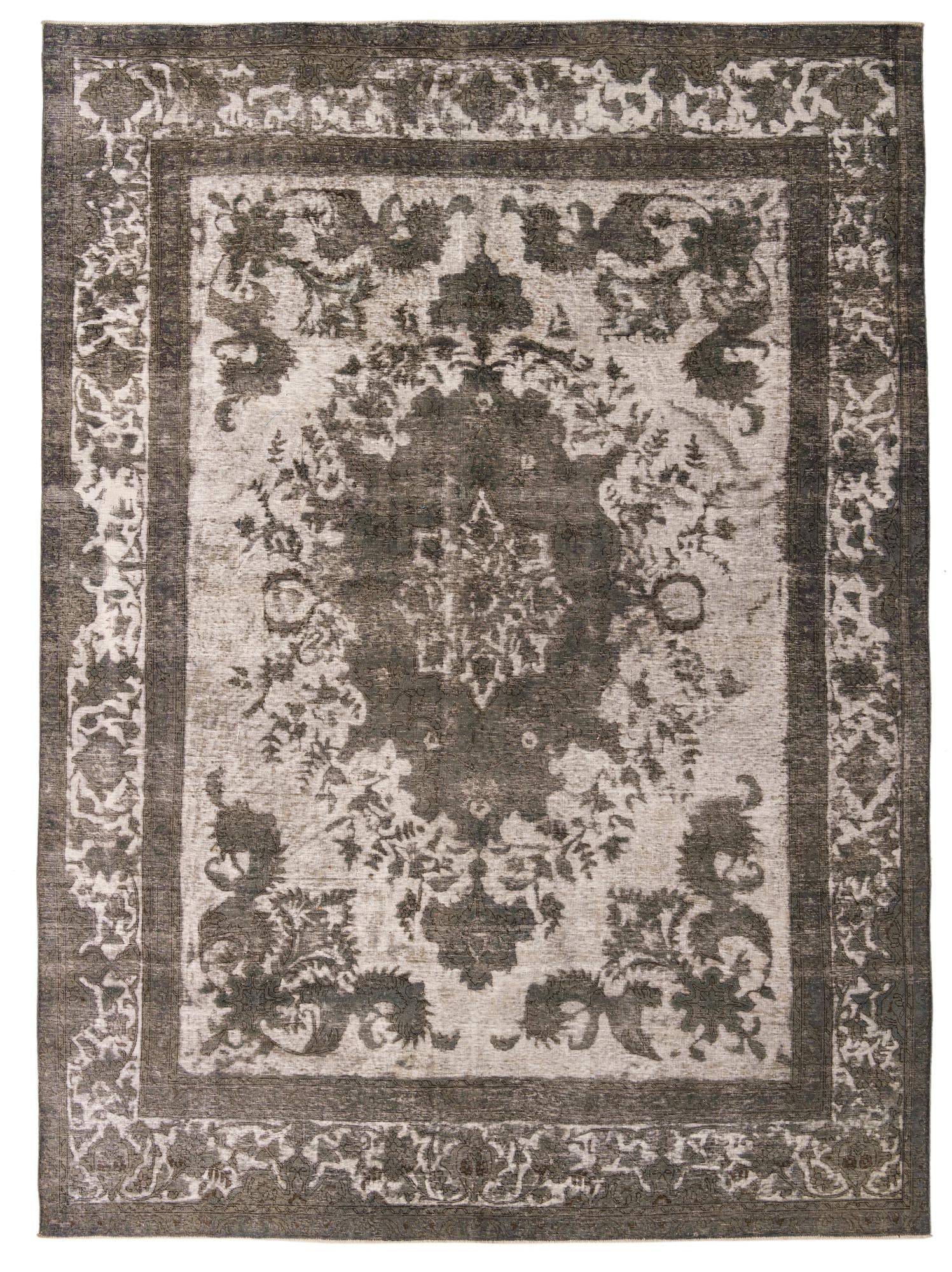 9' 7 x 13' Hand Knotted Ultra Vintage Persian Wool Rug