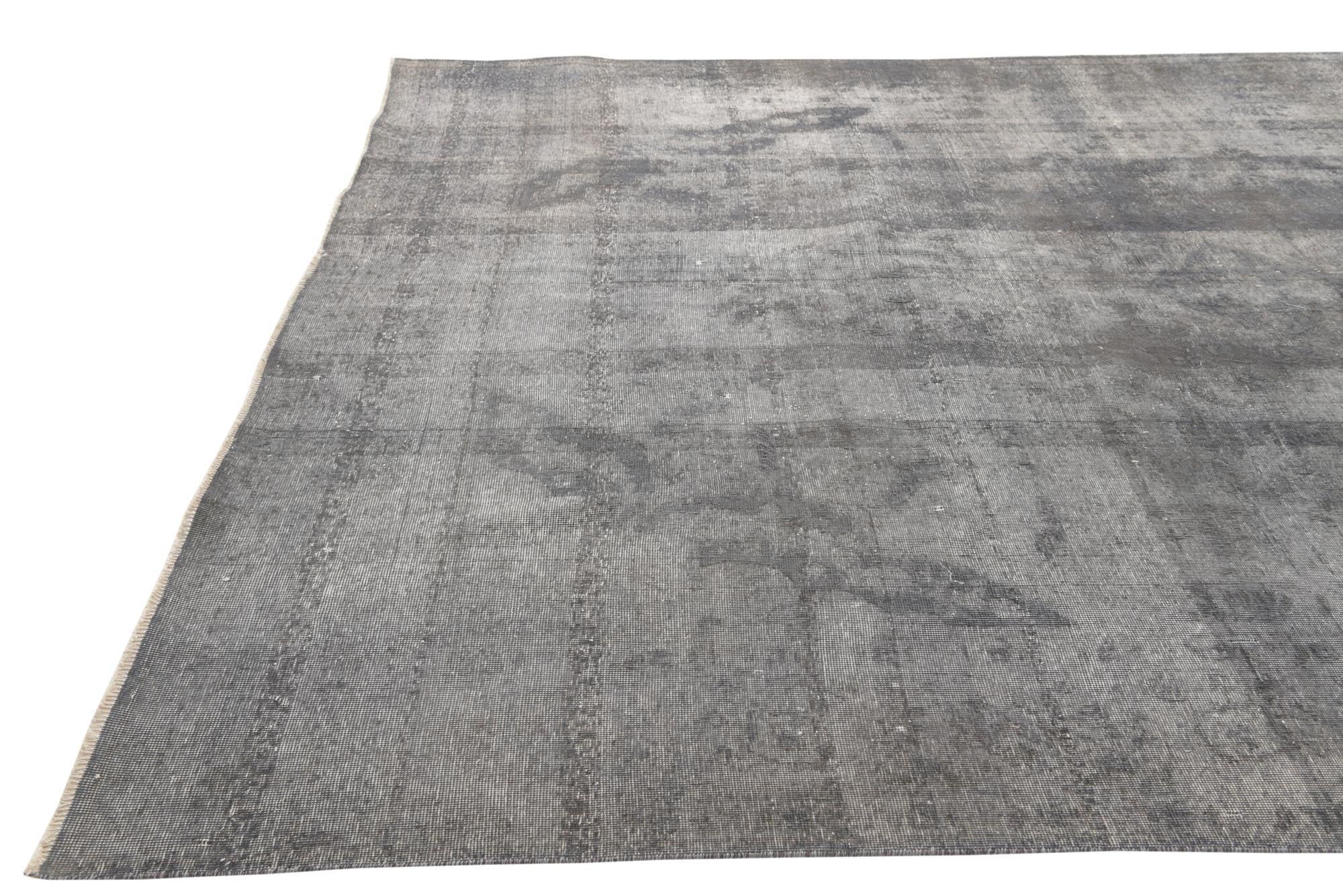 9' 7 x 12' 6 Hand Knotted Ultra Vintage Persian Wool Rug