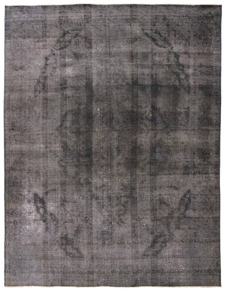 Detail image of 9' 7 x 12' 6 Hand Knotted Ultra Vintage Persian Wool Rug