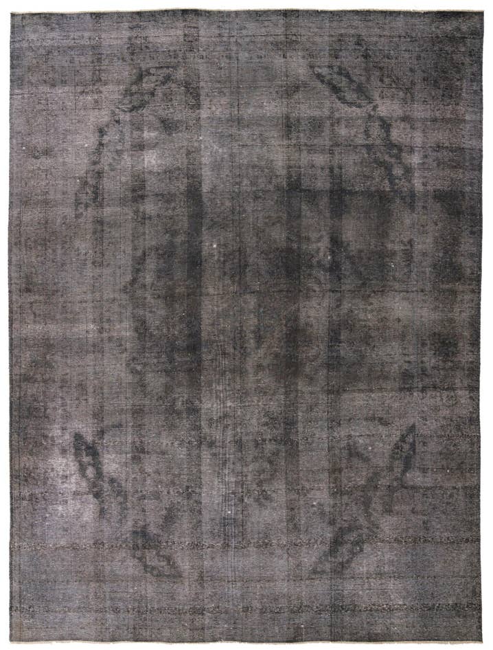 Detail image of 9' 7 x 12' 6 Hand Knotted Ultra Vintage Persian Wool Rug