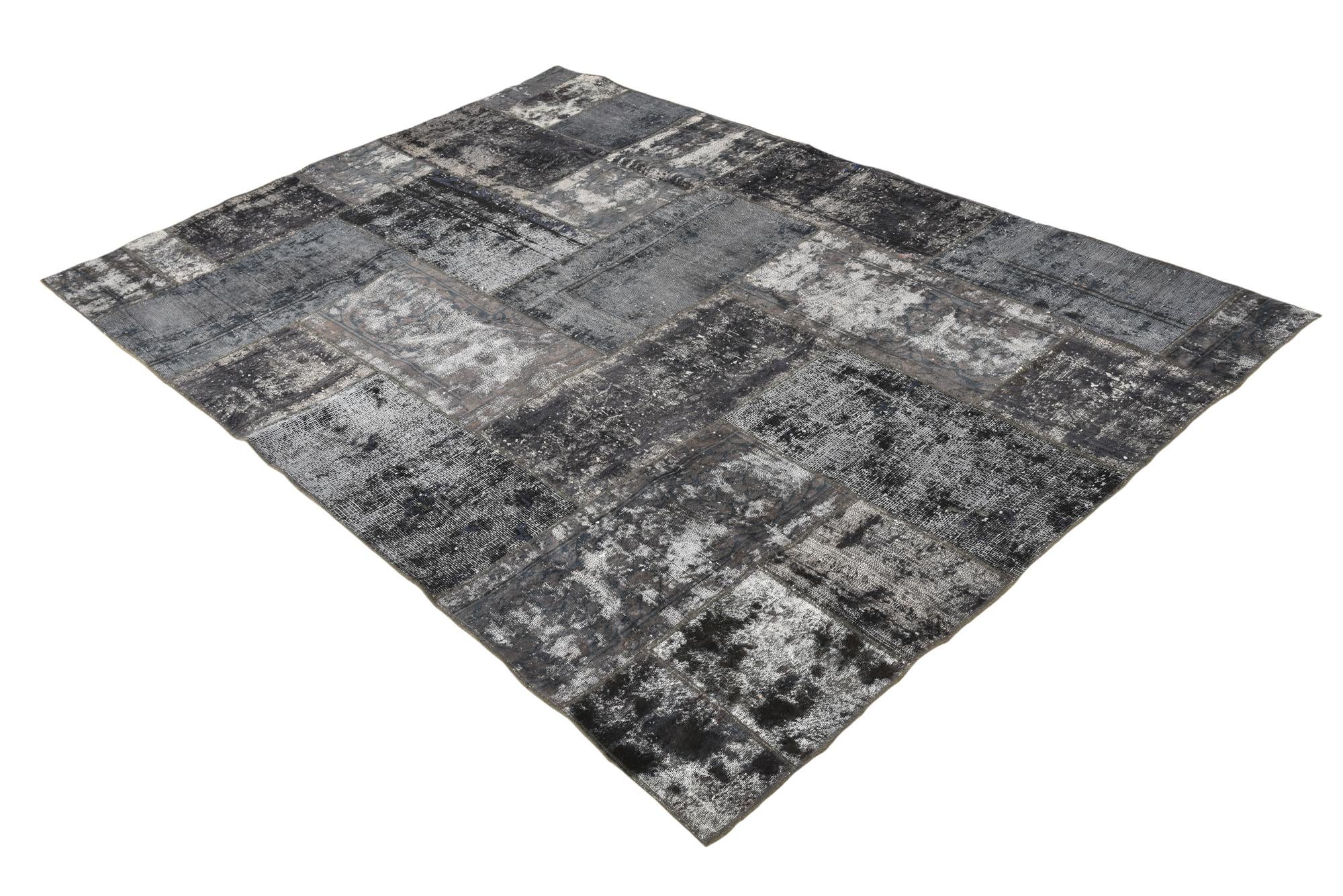 5' 8 x 8' 5 Hand Knotted Ultra Vintage Persian Wool Rug