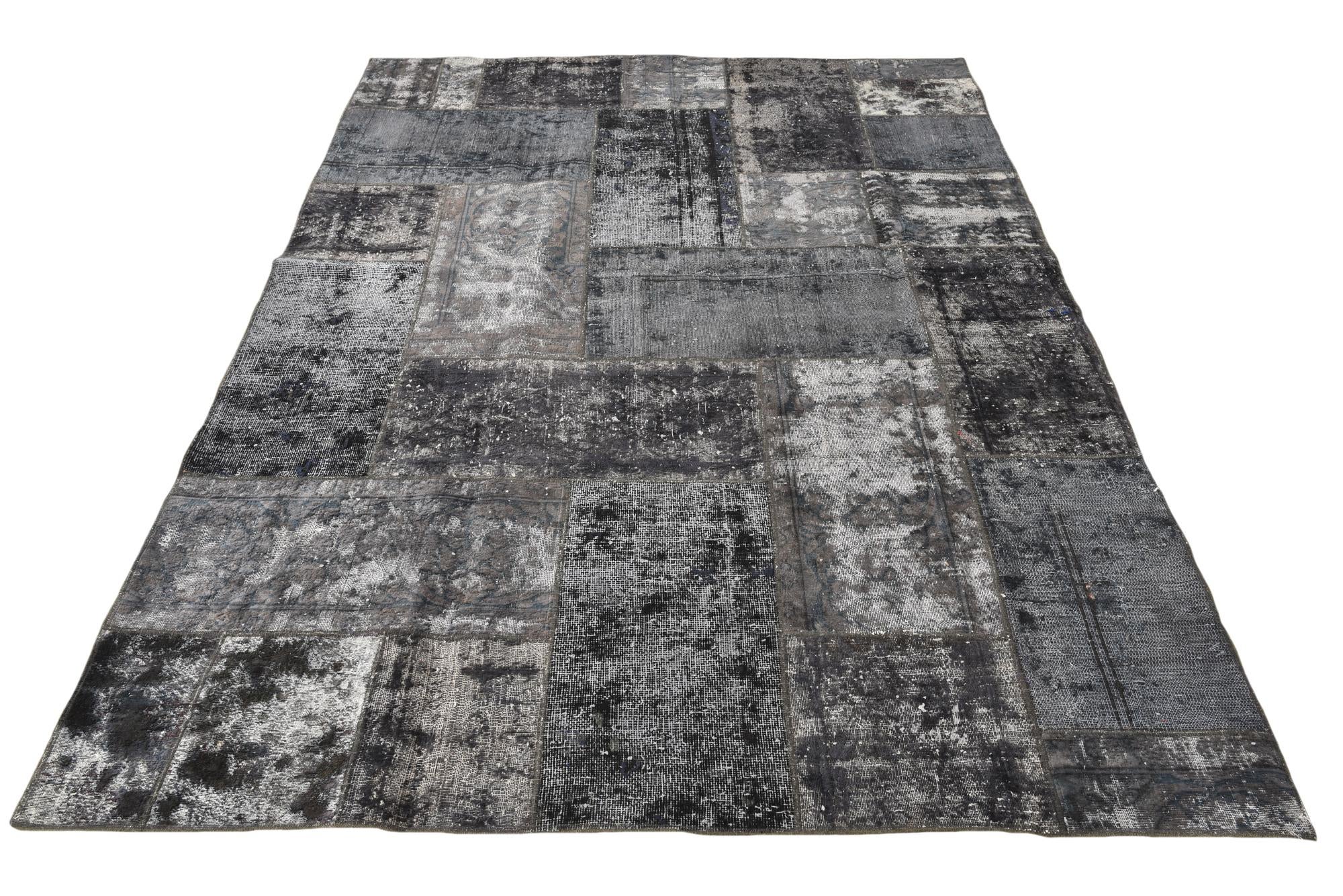 5' 8 x 8' 5 Hand Knotted Ultra Vintage Persian Wool Rug