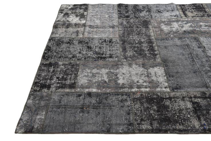 Detail image of 5' 8 x 8' 5 Hand Knotted Ultra Vintage Persian Wool Rug