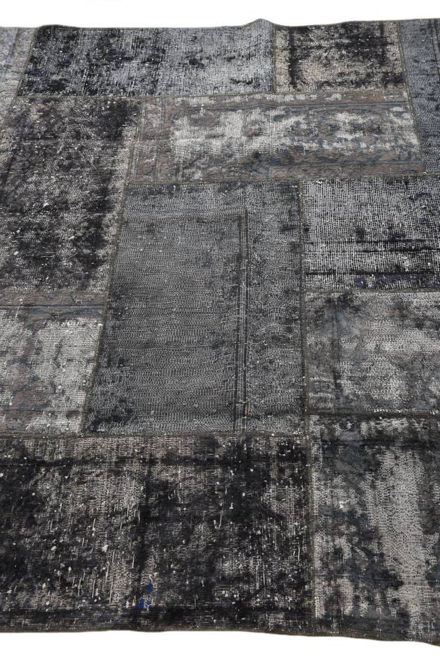 Detail image of 5' 8 x 8' 5 Hand Knotted Ultra Vintage Persian Wool Rug