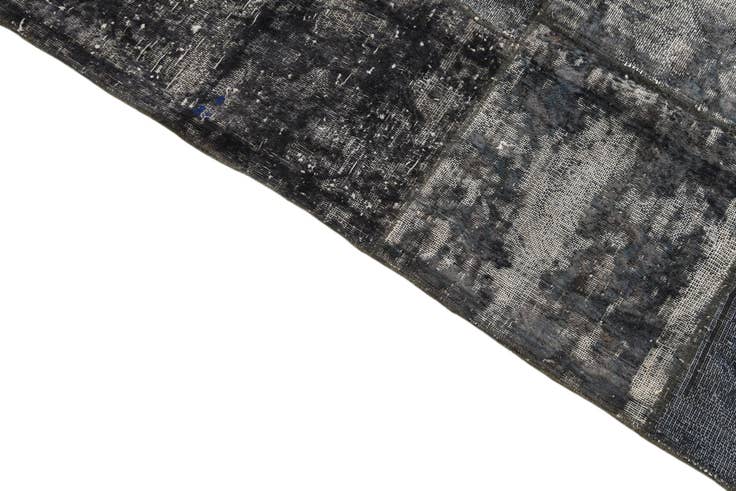 Detail image of 5' 8 x 8' 5 Hand Knotted Ultra Vintage Persian Wool Rug