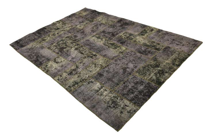 5' 8 x 8' 1 Hand Knotted Ultra Vintage Persian Wool Rug