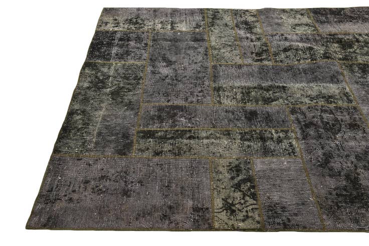 Detail image of 5' 8 x 8' 1 Hand Knotted Ultra Vintage Persian Wool Rug