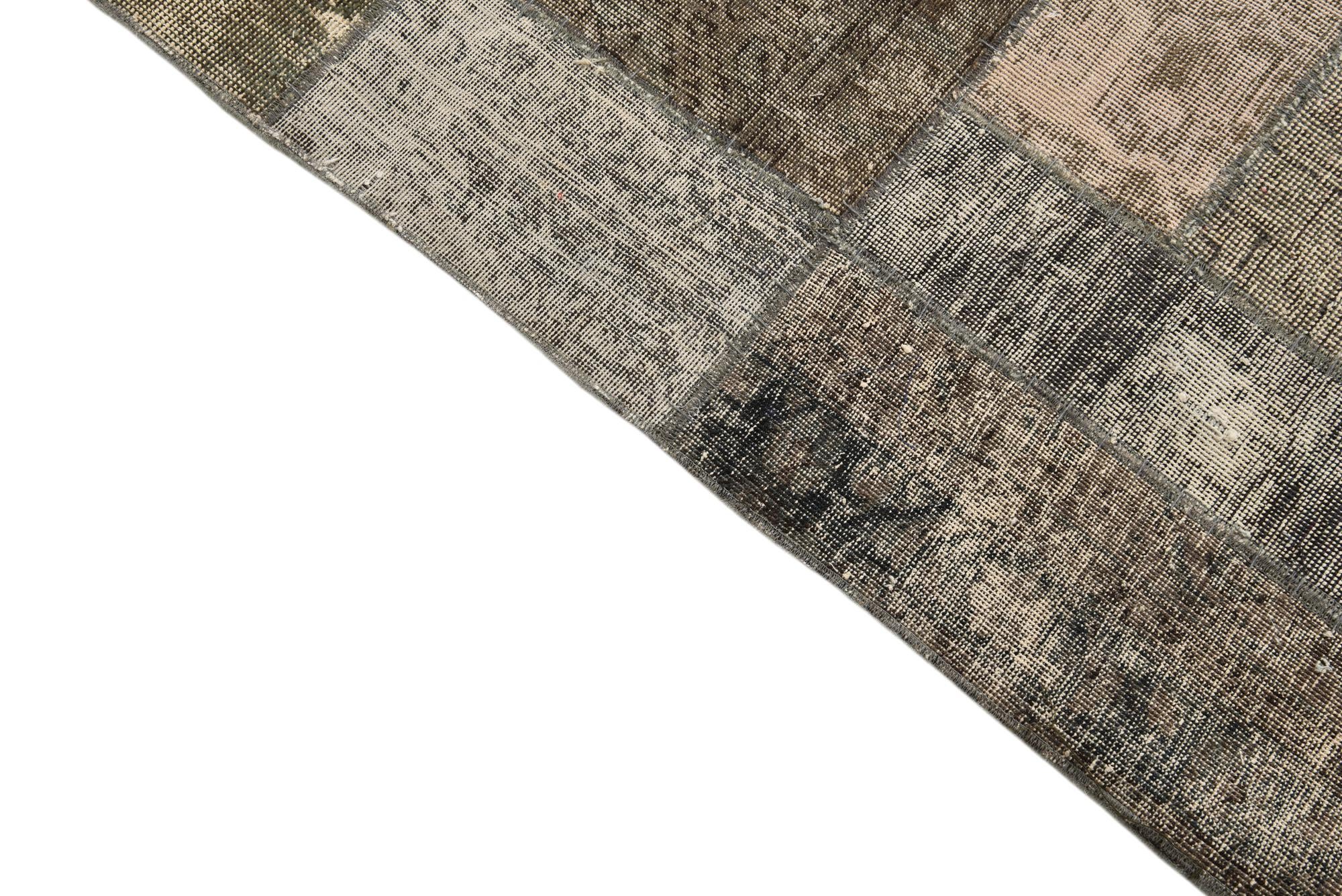 4' 10 x 6' 10 Hand Knotted Ultra Vintage Persian Wool Rug