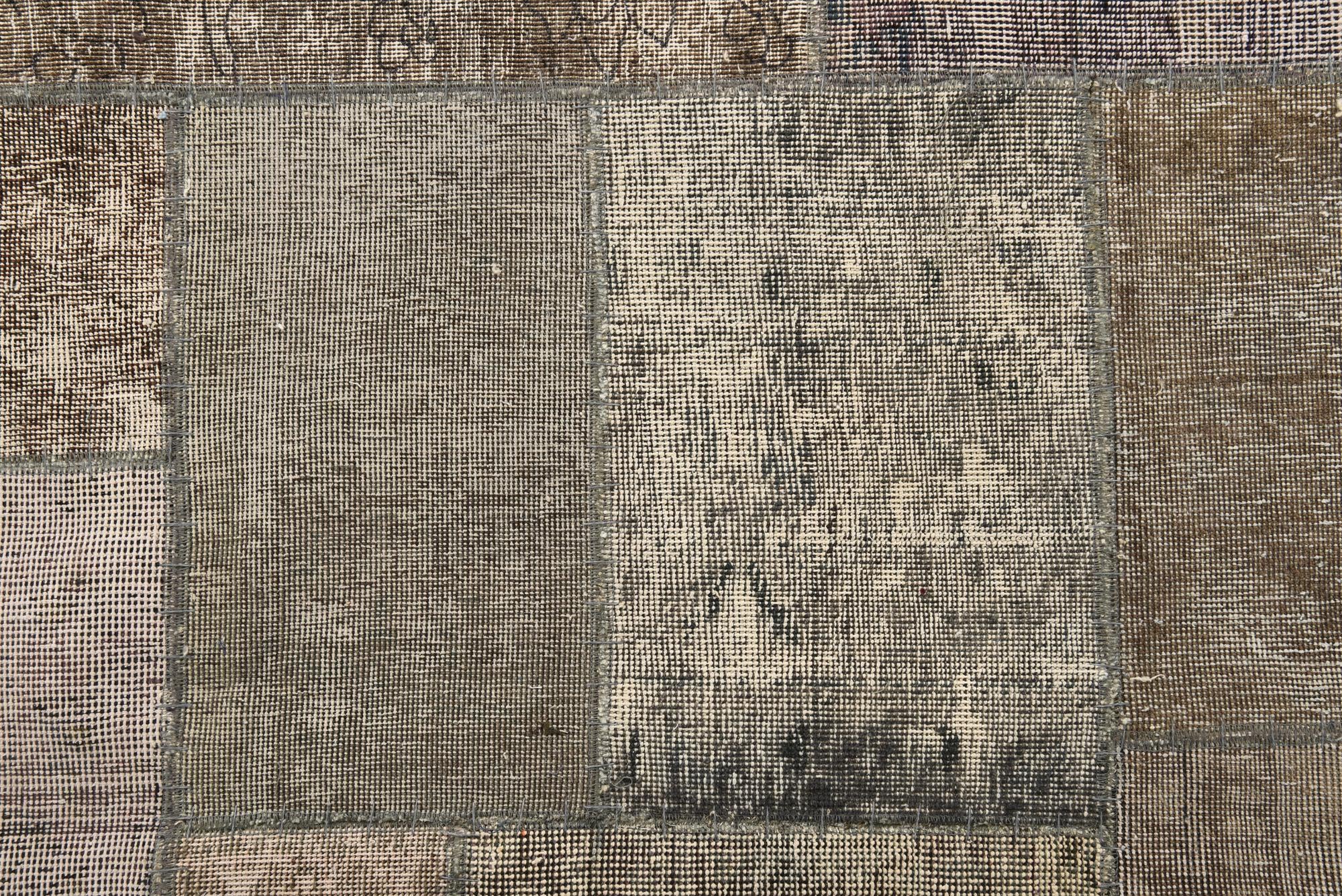4' 10 x 6' 10 Hand Knotted Ultra Vintage Persian Wool Rug