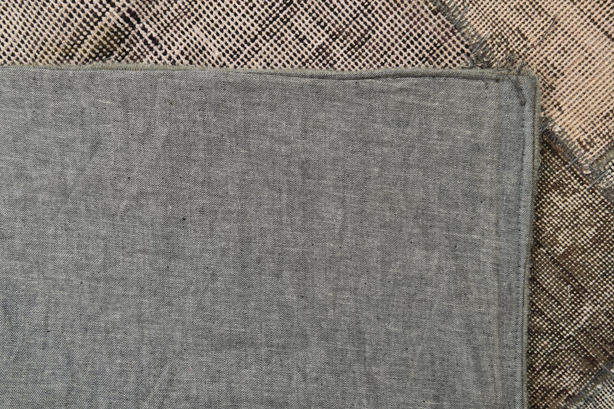4' 10 x 6' 10 Hand Knotted Ultra Vintage Persian Wool Rug