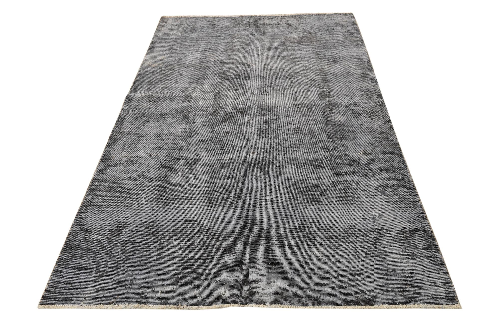 4' 10 x 8' Hand Knotted Ultra Vintage Persian Wool Rug