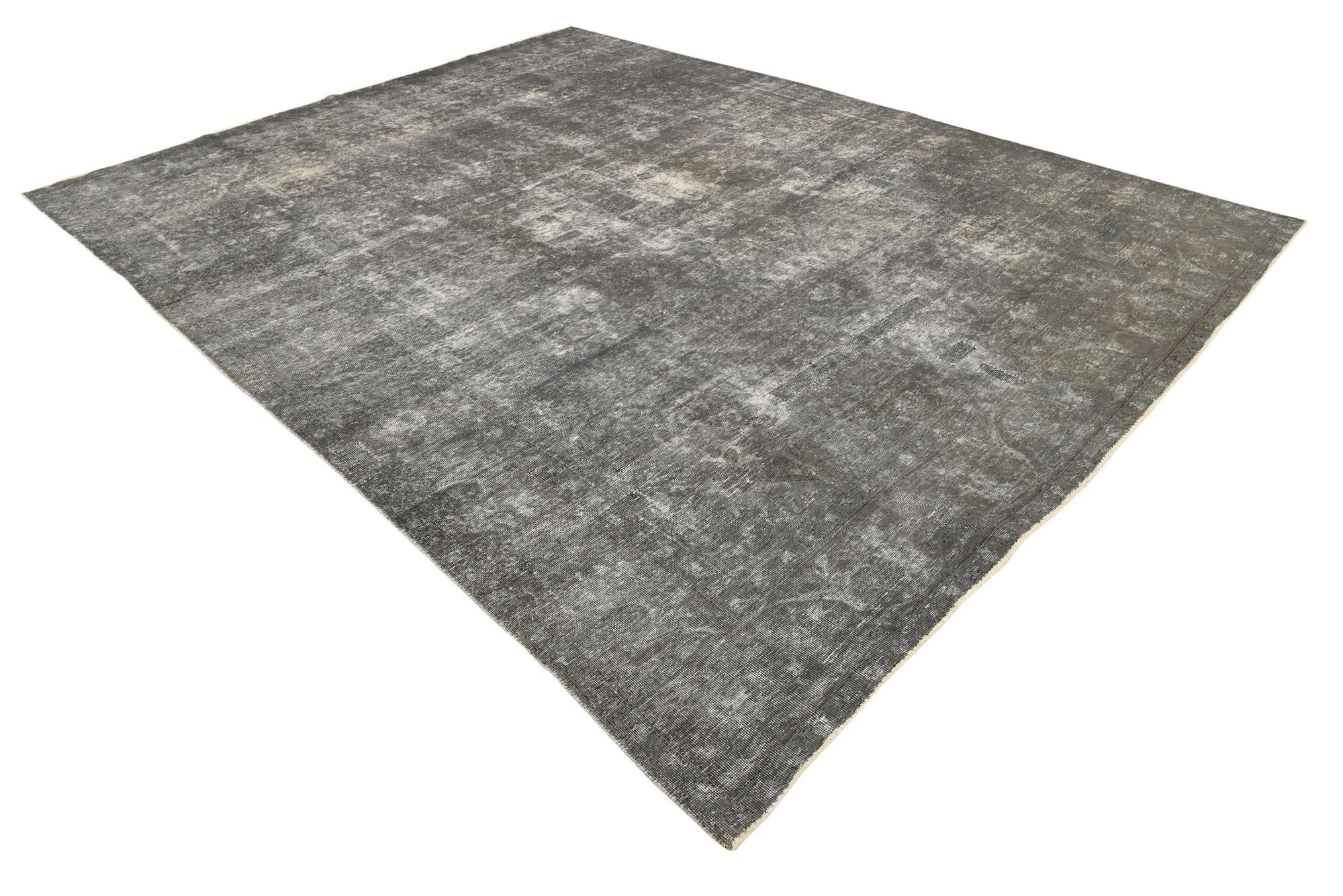 9' 7 x 12' 6 Hand Knotted Ultra Vintage Persian Wool Rug