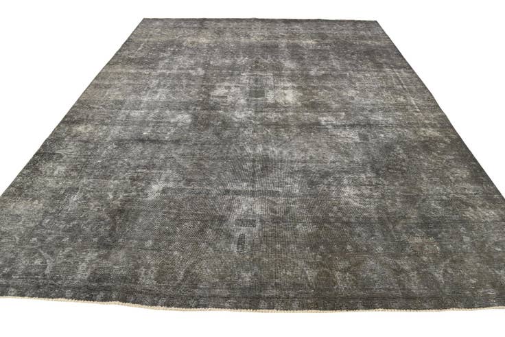 Detail image of 9' 7 x 12' 6 Hand Knotted Ultra Vintage Persian Wool Rug