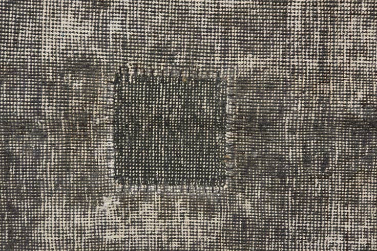 Detail image of 9' 7 x 12' 6 Hand Knotted Ultra Vintage Persian Wool Rug