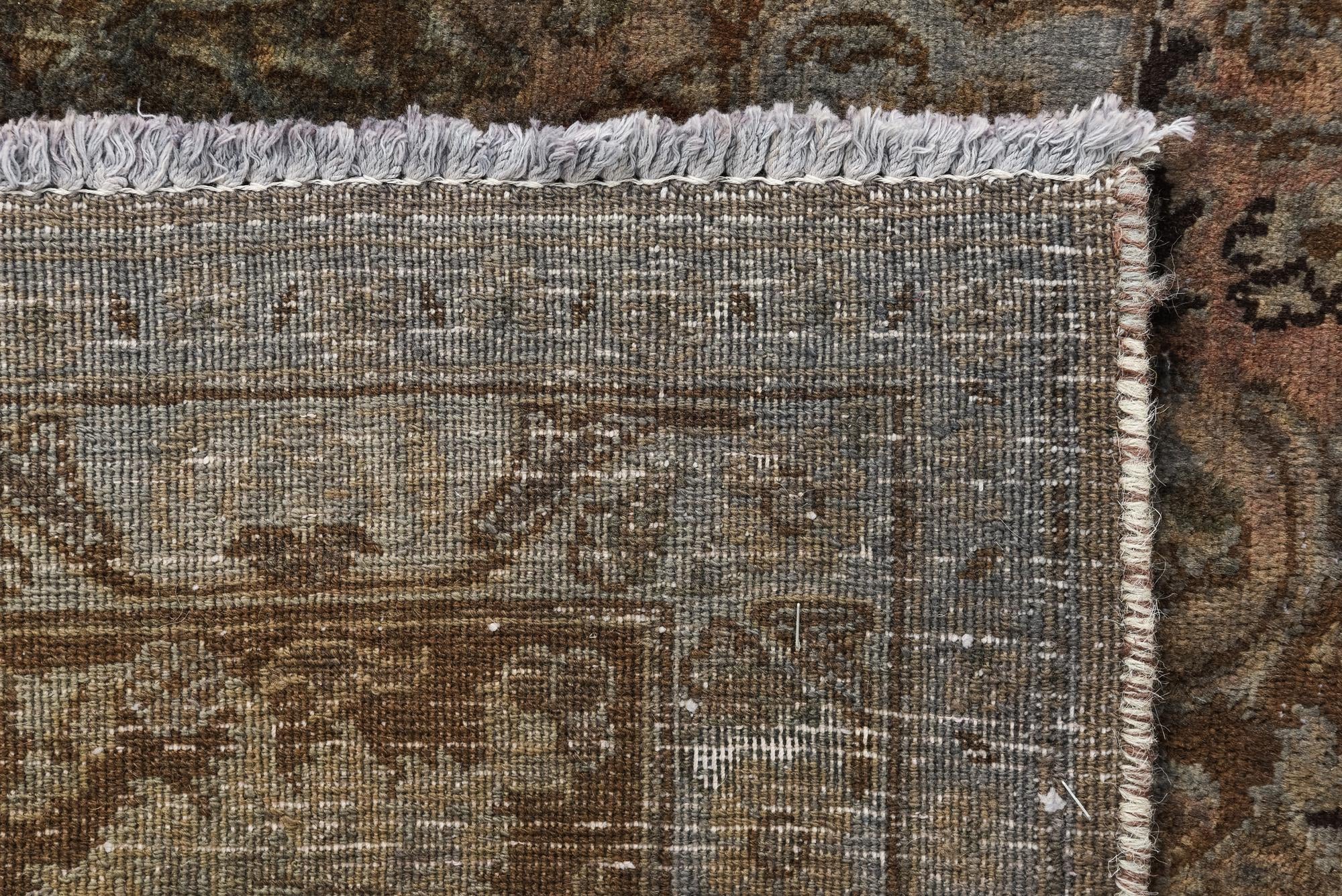 9' 5 x 12' 5 Hand Knotted Ultra Vintage Persian Wool Rug