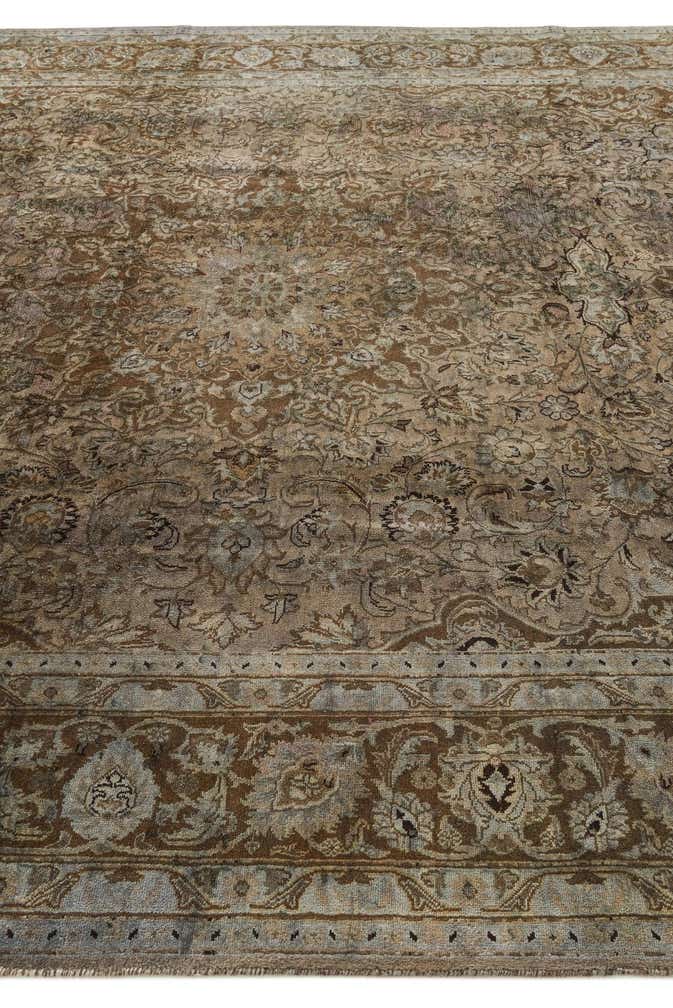 9' 5 x 12' 5 Hand Knotted Ultra Vintage Persian Wool Rug
