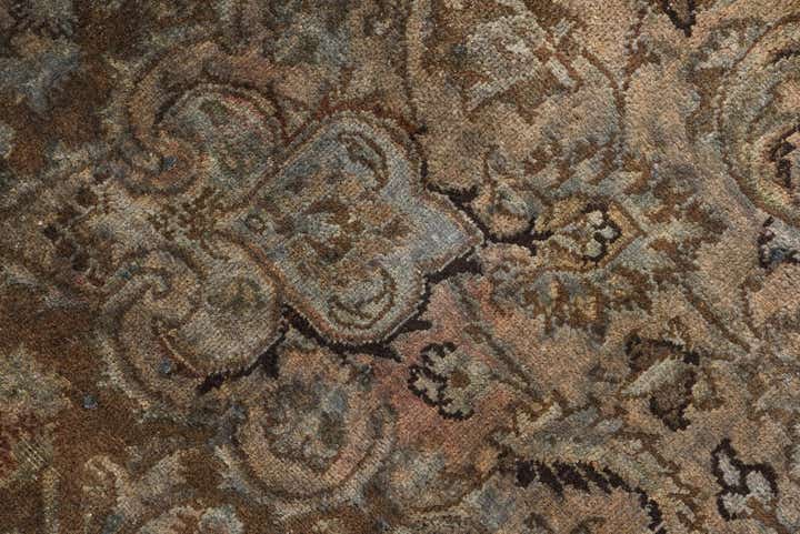 9' 5 x 12' 5 Hand Knotted Ultra Vintage Persian Wool Rug