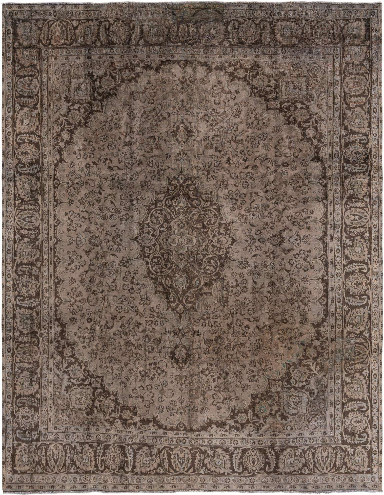 Primary image 9' 9 x 12' 3  Hand Knotted Ultra Vintage Persian Wool Rug