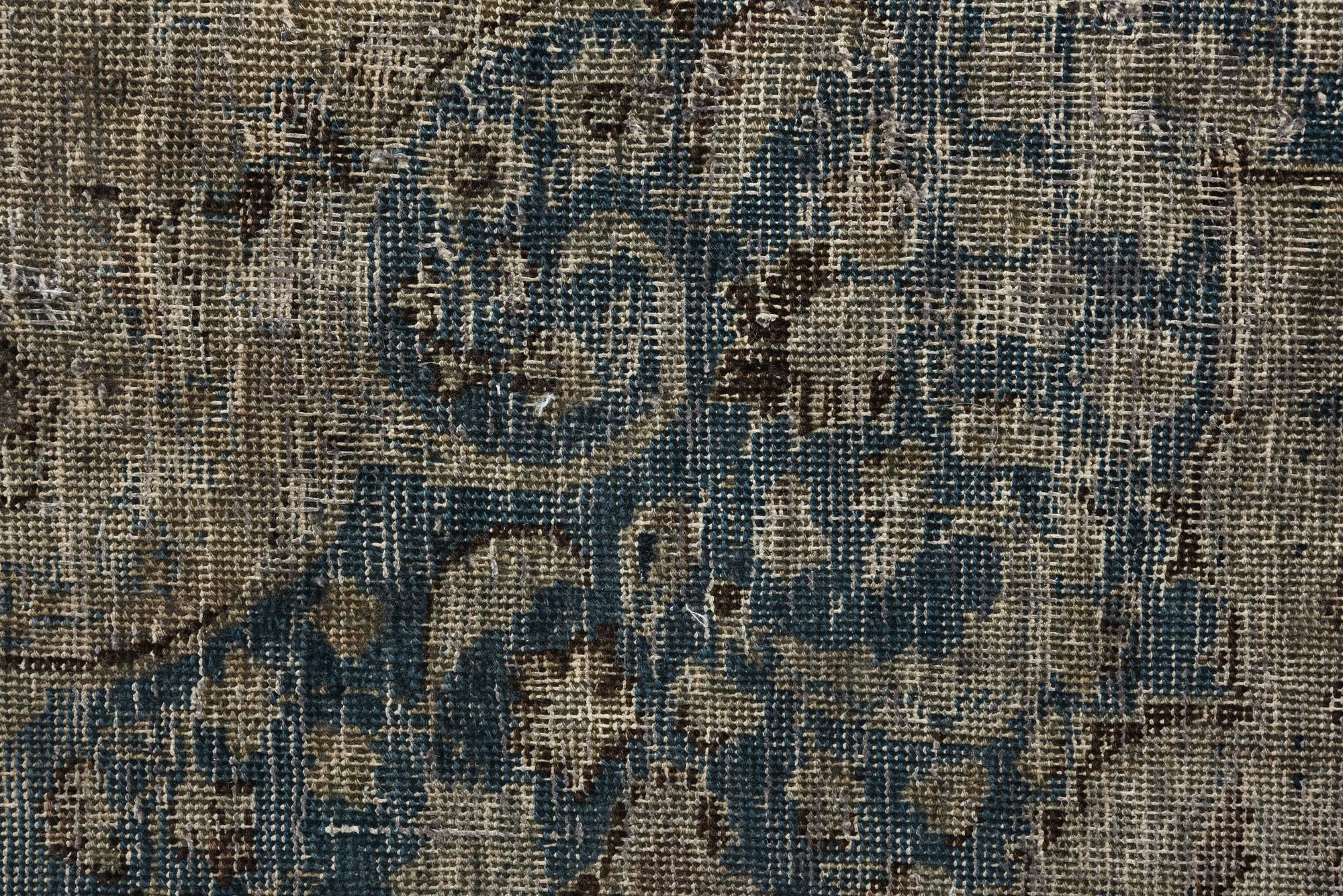 9' 8 x 12' 2 Hand Knotted Ultra Vintage Persian Wool Rug