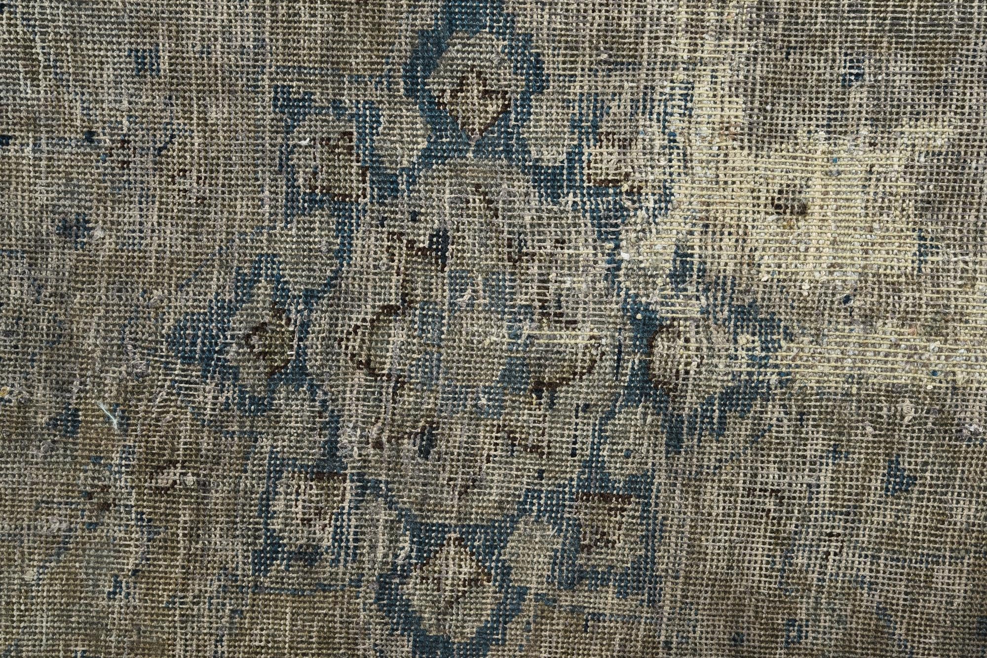 9' 8 x 12' 2 Hand Knotted Ultra Vintage Persian Wool Rug