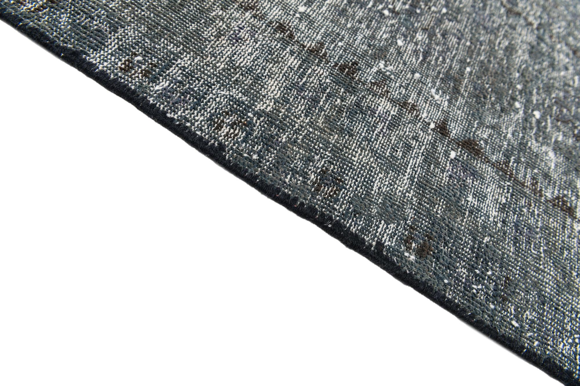 9' 5 x 11' 10 Hand Knotted Ultra Vintage Persian Wool Rug