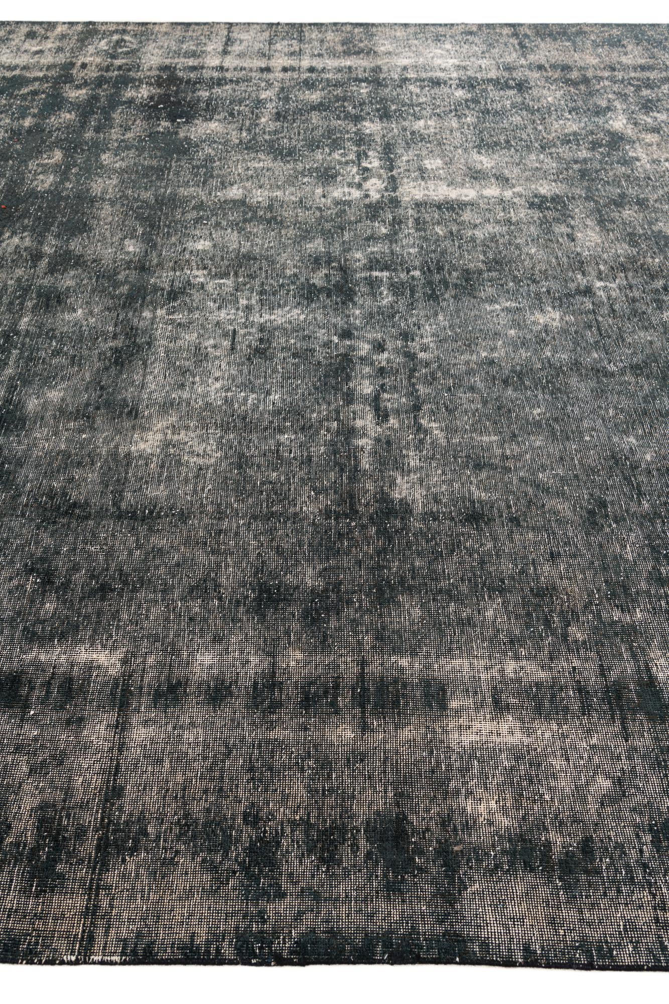 9' 1 x 12' 8 Hand Knotted Ultra Vintage Persian Wool Rug