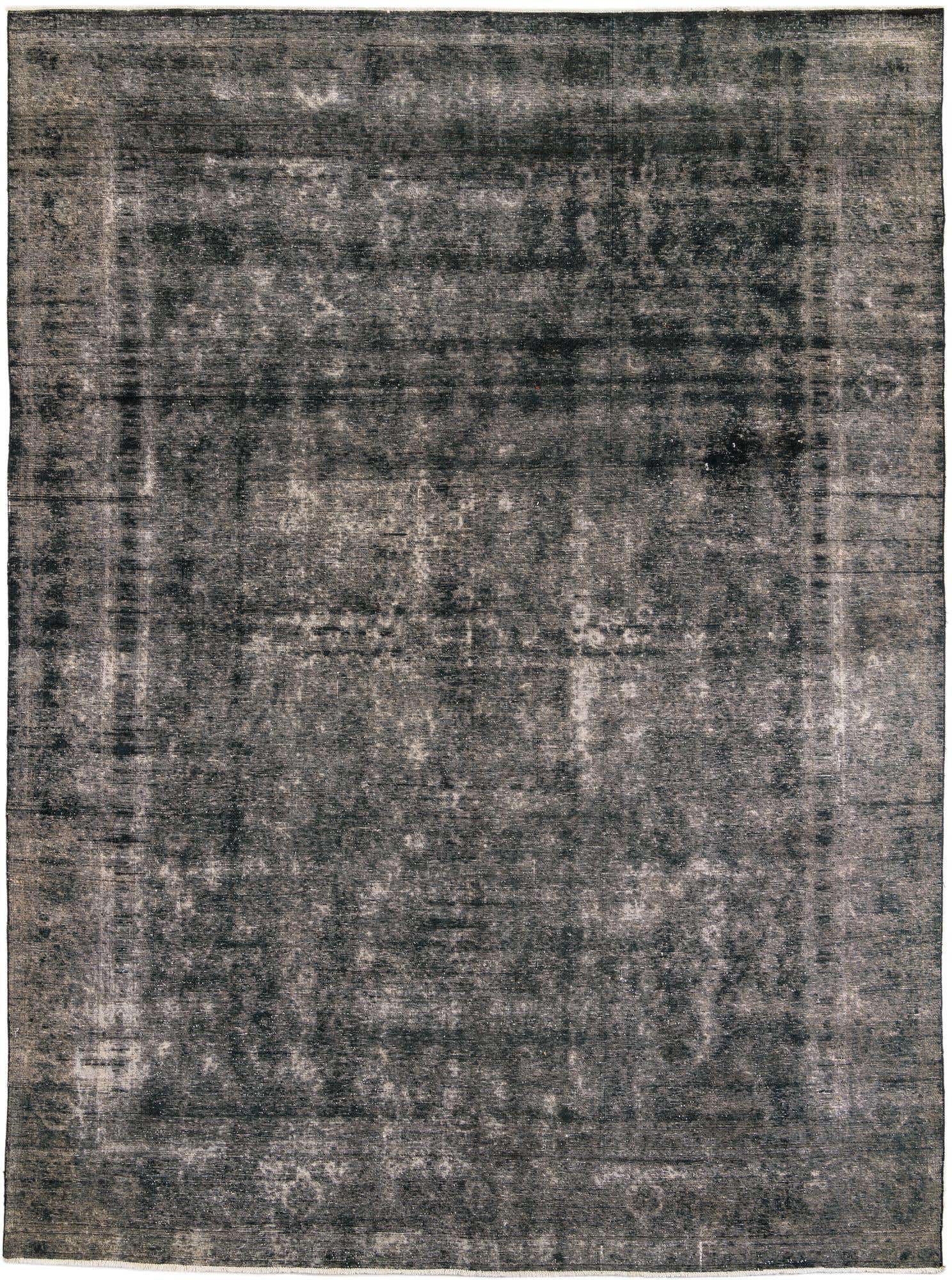 9' 1 x 12' 8 Hand Knotted Ultra Vintage Persian Wool Rug
