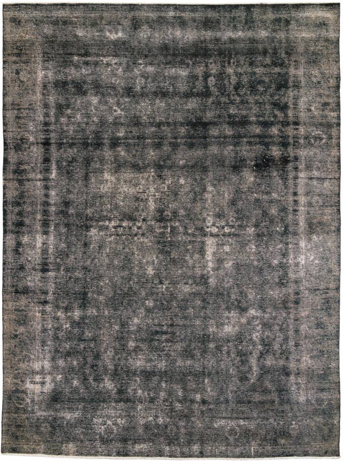 Detail image of 9' 1 x 12' 8 Hand Knotted Ultra Vintage Persian Wool Rug