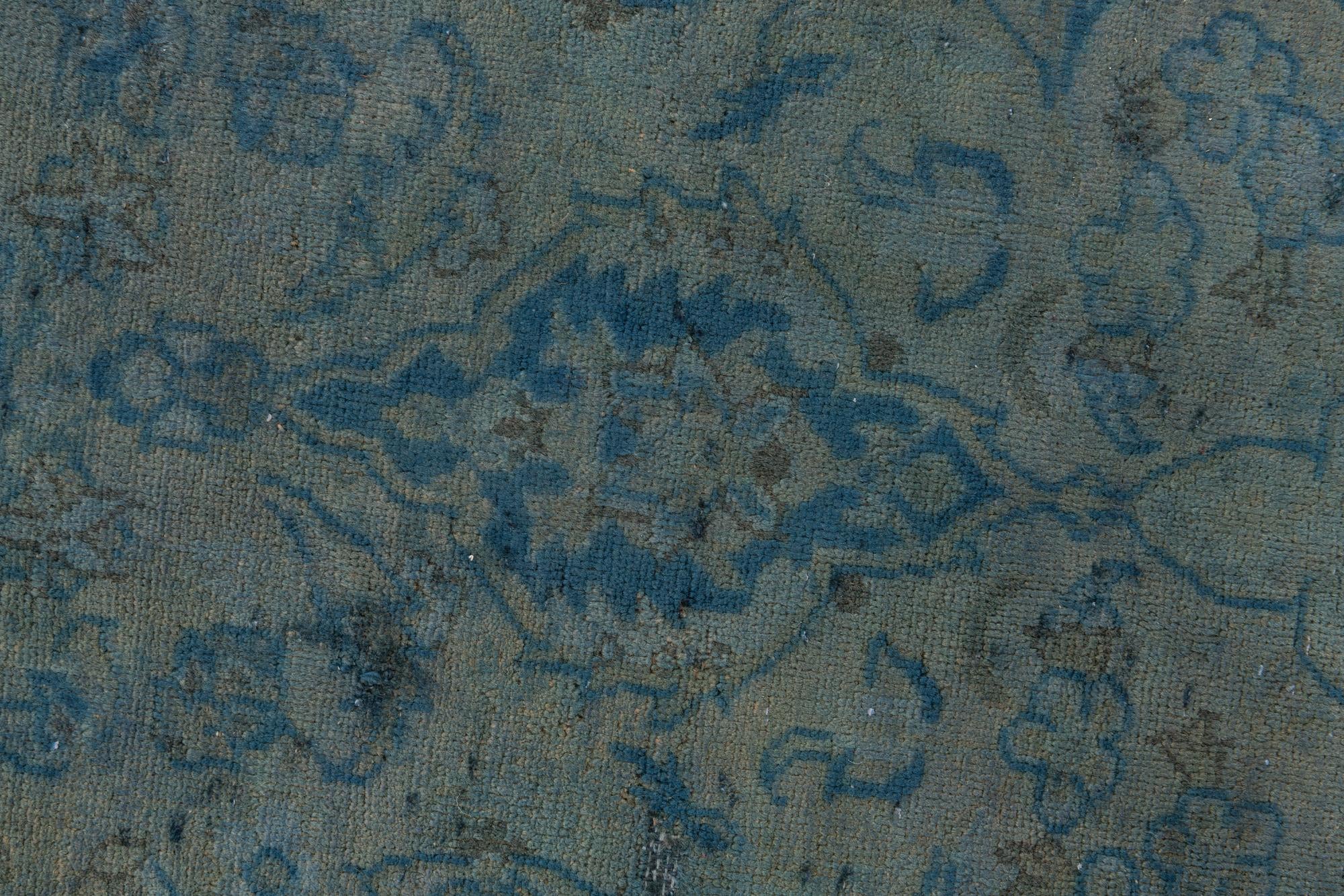 8' x 11' 10 Hand Knotted Ultra Vintage Persian Wool Rug