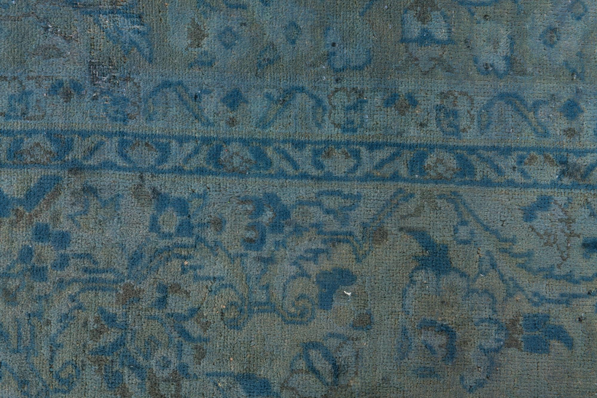 8' x 11' 10 Hand Knotted Ultra Vintage Persian Wool Rug