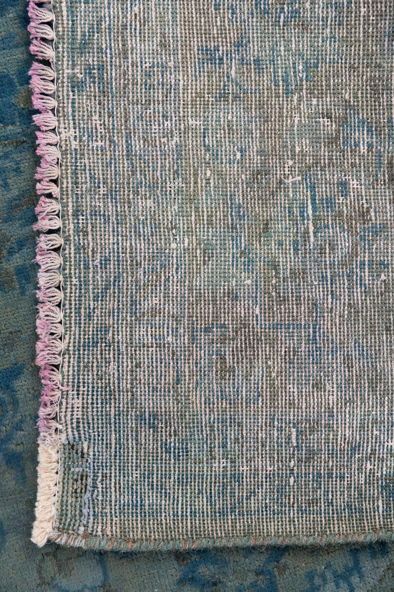 8' x 11' 10 Hand Knotted Ultra Vintage Persian Wool Rug