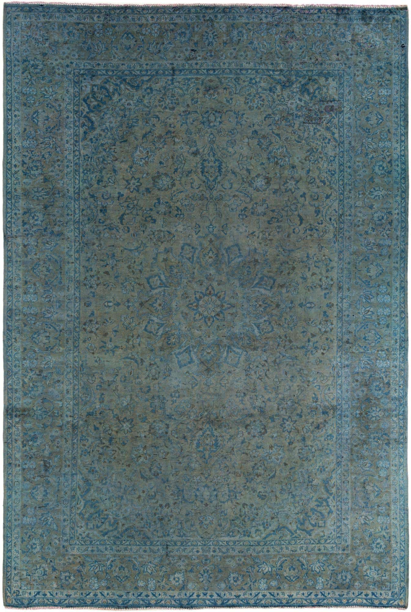 8' x 11' 10 Hand Knotted Ultra Vintage Persian Wool Rug