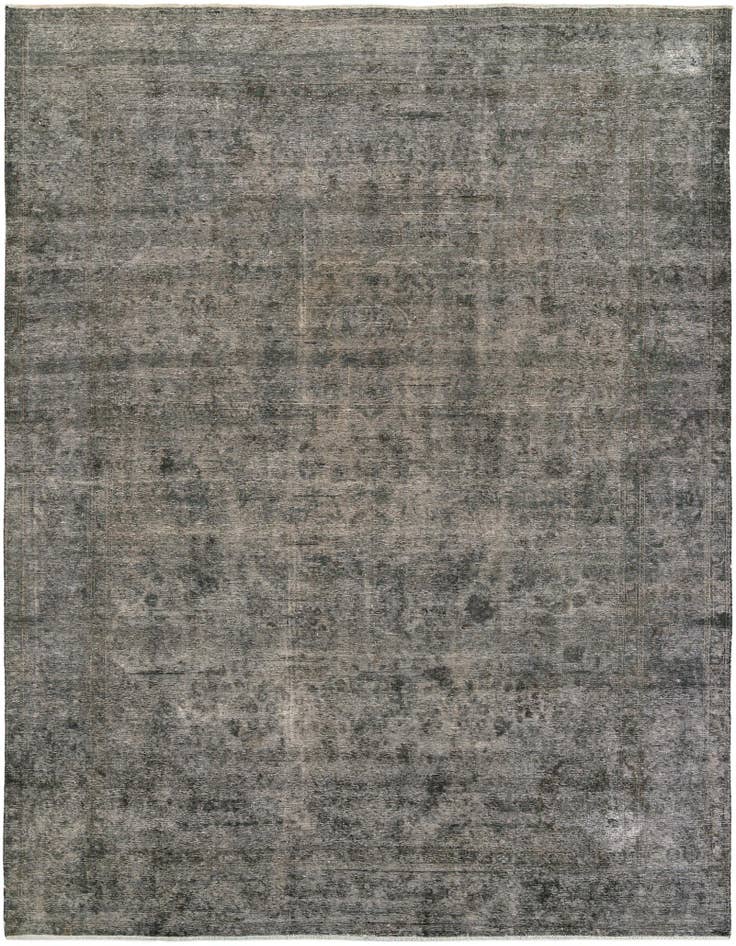 Detail image of 9' 9 x 12' 4 Hand Knotted Ultra Vintage Persian Wool Rug